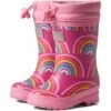 Hatley Kids Rainy Rainbows Sherpa Lined Rain Boots (Toddler/Little Kid/Big Kid)