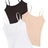 PACT Organic Cotton Shelf Bra Camisole 3-Pack -Quality Clothing Store 61a6MFuTf2L. AC SR736920