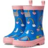 Hatley Kids Summer Sky Shiny Rain Boots (Toddler/Little Kid/Big Kid)