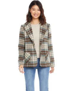 Karen Kane Plaid Blazer
