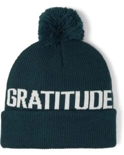 Spiritual Gangster Gratitude Pom-Pom Beanie