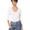 Splendid Valley 2x1 Rib Long Sleeve V-Neck -Quality Clothing Store 81ljwlSinjL. AC SR736920