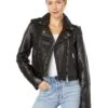 Avec Les Filles Vintage Wash Cropped Leather Biker -Quality Clothing Store 81vTqLRjQ0L. AC SR736920